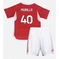 Nottingham Forest Murillo #40 Replika babykläder Hemmaställ Barn 2023-24 Kortärmad (+ korta byxor)